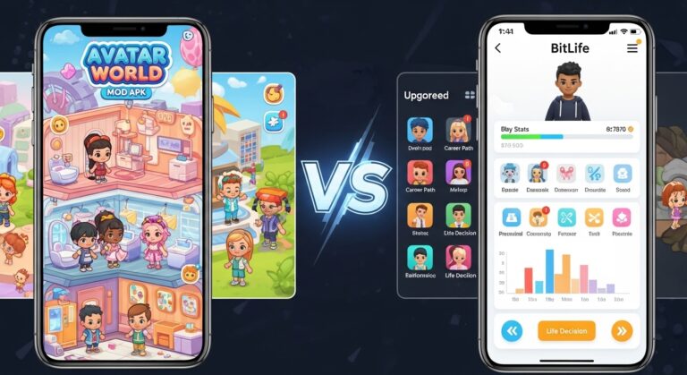 Avatar World MOD APK vs BitLife MOD APK