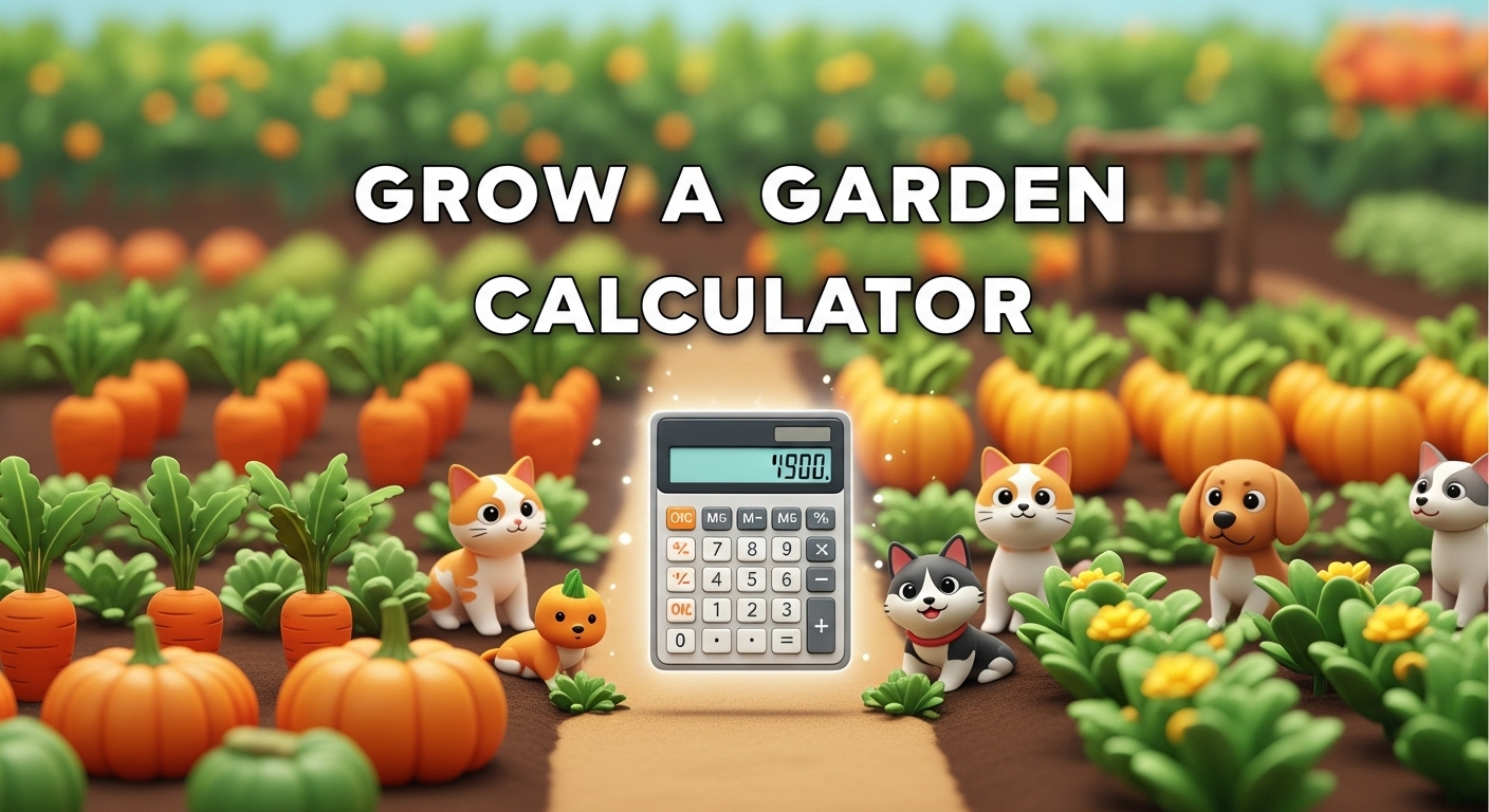 Grow a Garden Calculator – Accurate Crop & Pet Value Tool